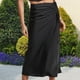thumbnail image 1 of Falda Casual Falda casual Falda drapeada cruzada Faldas largas para mujer Fiesta de verano (Negro XL) Cgtredaw para Mujer Negro T M, 1 of 8