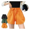 thumbnail image 3 of Pantalones Casuales Cortos Elásticos Con Cordón Para Mujer, 3 of 8