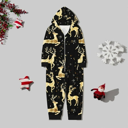 

LEEy-world Christmas Pajamas For Family Couple Pajamas Set Christmas Matching Pjs Long Sleeve Set Xmas Printed Pajamas For Men&Women Plaid Pants With Pockets D 8