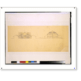 thumbnail image 2 of Historic Framed Print, [Resort (San Marcos Water Gardens") for Alexander J. Chandler, Chandler, Arizona. Large pavilion exterior and interior showing roof-joinery details]" - 2, 17-7/8" x 21-7/8", 2 of 9