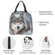 thumbnail image 4 of Disketp Majestic Snowy Wolf for Insulated Lunch Bag for Women and Men, Perfect for Work, Hiking, Picnic, 4 of 8
