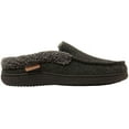 thumbnail image 3 of Dearfoams Mens'  Total Comfort Memory Foam Slipper, Black Size X-Large (13-14), 3 of 4