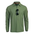 thumbnail image 1 of Playera Polo Hombre Slim Manga Larga Casual Táctico Militar, 1 of 6