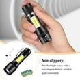 thumbnail image 3 of tamizeot Camping Flashlight Rechargeable Torch Waterproof Battery-operation Multipurpose Lighting Device Outdoor Penlight Type 4, 3 of 6