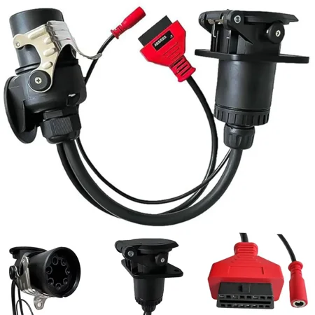 ABS EBS ISO7638 Road Commercial Vehicles Diagnostic Connectors-Electrical Connections Between Tractor&Trailer and Towing Vehicles,OBD Port to OBD2 Diagnostic Scanners