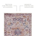 thumbnail image 4 of Linon Home Décor Washable Micah Area Rug or Runner Collection, Pink and Gold, 5' x 7', 4 of 19