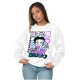thumbnail image 4 of Retro Cartoon Embrace Your Betty Women Crewneck Sweatshirt Brisco Brands L, 4 of 6