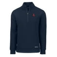 thumbnail image 2 of Men's Cutter & Buck  Navy Boston Red Sox Cooperstown Collection Roam Eco Recycled Quarter-Zip Pullover, 2 of 3