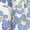 Blue Floral Pattern, variant on Mushroom Leaf Pattern, Maxi Dress for Women Moroccan Mumu Dress Plus Size Casual Lightweight Kaftan Swim Cover Up for Vacation