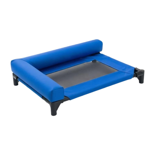 Cama elevada para perros, lavable y transpirable, para mascotas pequeñas y medianas, cachorros y perros pequeños. Azul