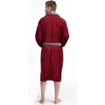 thumbnail image 2 of Men's Soft Plush Fleece Classic or Hooded Robe with Front Pockets, 2 of 7