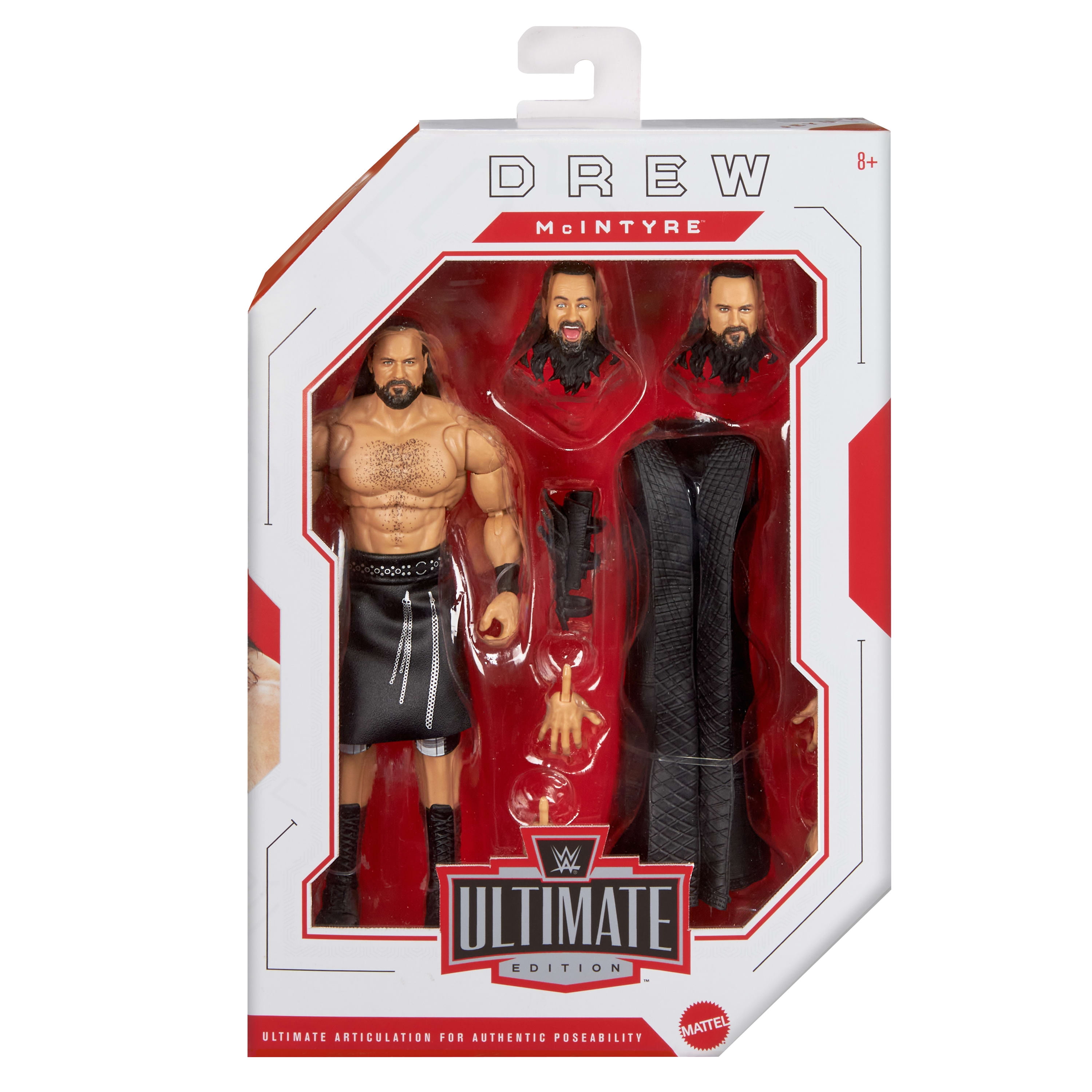 WWE Ultimate Edition Drew McIntyre Action Figure & Accessories Set, 6-inch Collectible Superstar