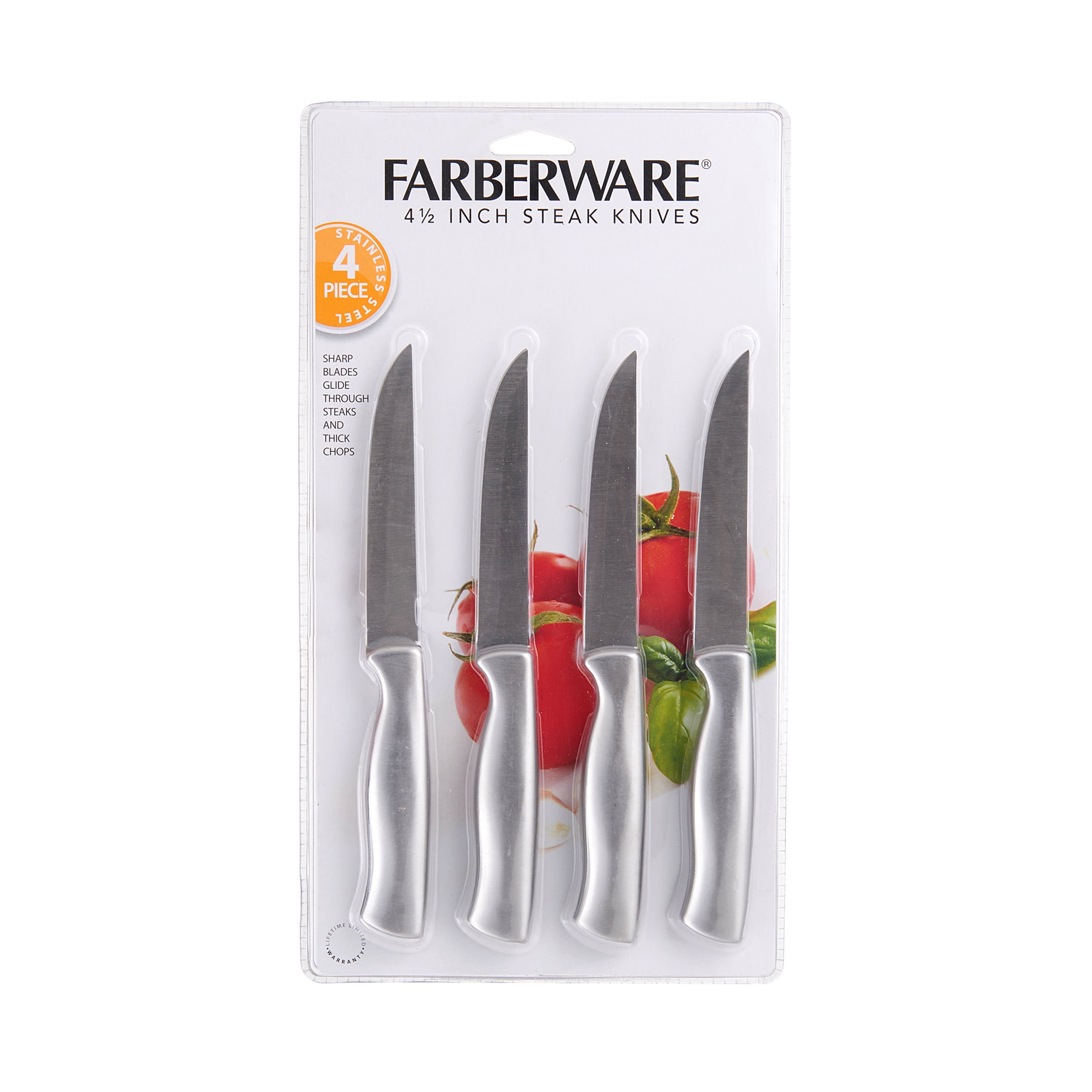 Farberware 4-Piece 4.5 Steak Knife Set