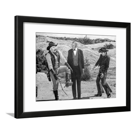 A scene from Blazing Saddles. Framed Print Wall Art By Movie Star