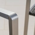 thumbnail image 4 of GDF Studio Crested Bay Outdoor Aluminum 30 Inch Barstools, Set of 4, Gray, 4 of 13