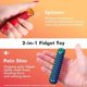 thumbnail image 2 of Adult Massage Gripper Fidget Toy: Stimulating Keychain Spike Grip - Used for Sensory Input, Anxiety, ADHD, Autism, Office Travel, Classroom, Rotating Pain Stimulus Fidget, 2 of 5