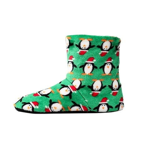 

Quealent Adult Women Shoes Ballroom Shoes for Women Low Heel Warm Winter Christmas Cotton Shoes Indoor Household Wedding Sandals for Women Low Heel Green 6.50