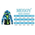 thumbnail image 4 of MGEOY Boys Rain Jackets Lightweight Waterproof Hooded Raincoats Windbreakers for Kids, 4 of 8