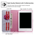 thumbnail image 6 of Allytech All-New Kindle 2019 Case 6" E-reader 10th Gen (Not for Kindle Paperwhite), Slim Fit PU Leather Shockproof Folio Lightweight TPU Back Cover for Amazon Kindle 10th Generation, Flower, 6 of 6