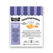 Three Dog Bakery Cheezie Yips Crunchy Cheese Cracker Dog Treats, 9 oz