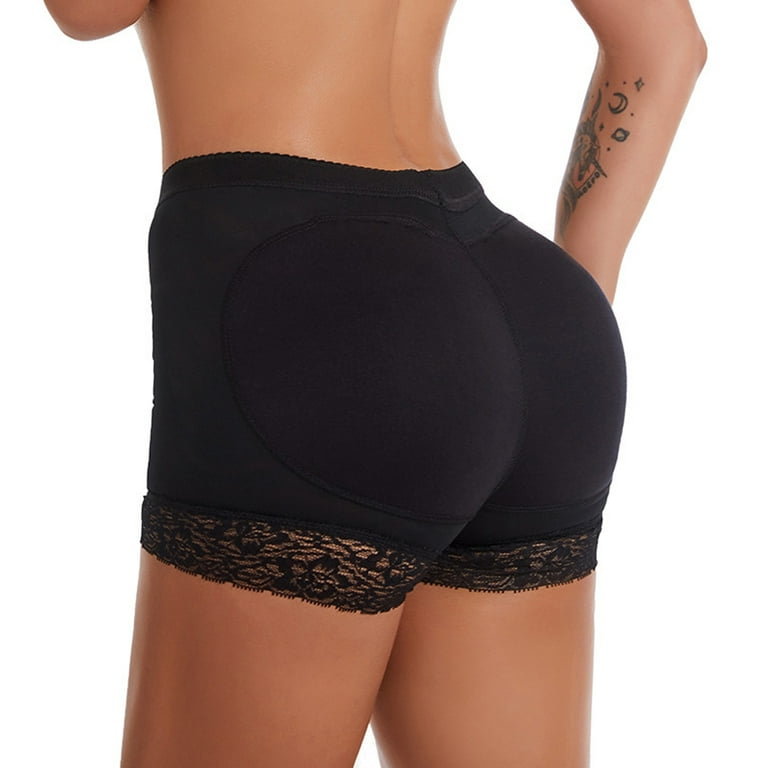 AQUTA 2 Pack Women Padded Underwear Butt Lifter Shorts High Waist