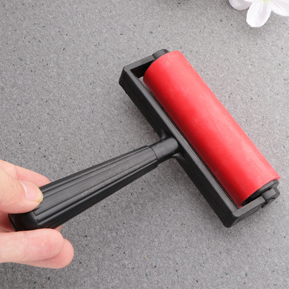8 Inch Soft Rubber Brayer Rollers For Printmaking Large Rubber Roller  Speedball Roller For Arts And Crafts Paint Brush Ink Applicator Art Craft  Oil