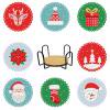 thumbnail image 1 of Juego de posavasos de diamante acrílico DIY estilo navideño (juego de 8 piezas 1 estante) (BD206) Sywqhk Decoración hogareña, 1 of 8