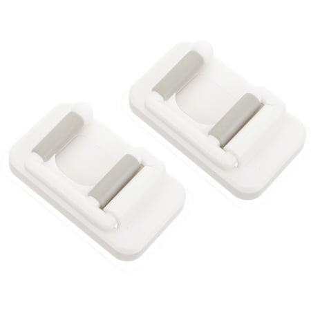 

2pcs Broom Holder Adhesive Wall Broom Holder No Drilling Wall Mop Holder