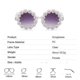 thumbnail image 4 of Round Sunflower UV Protection Sunglasses for Women - Summer Outdoor Fashion Accessory, 4 of 4