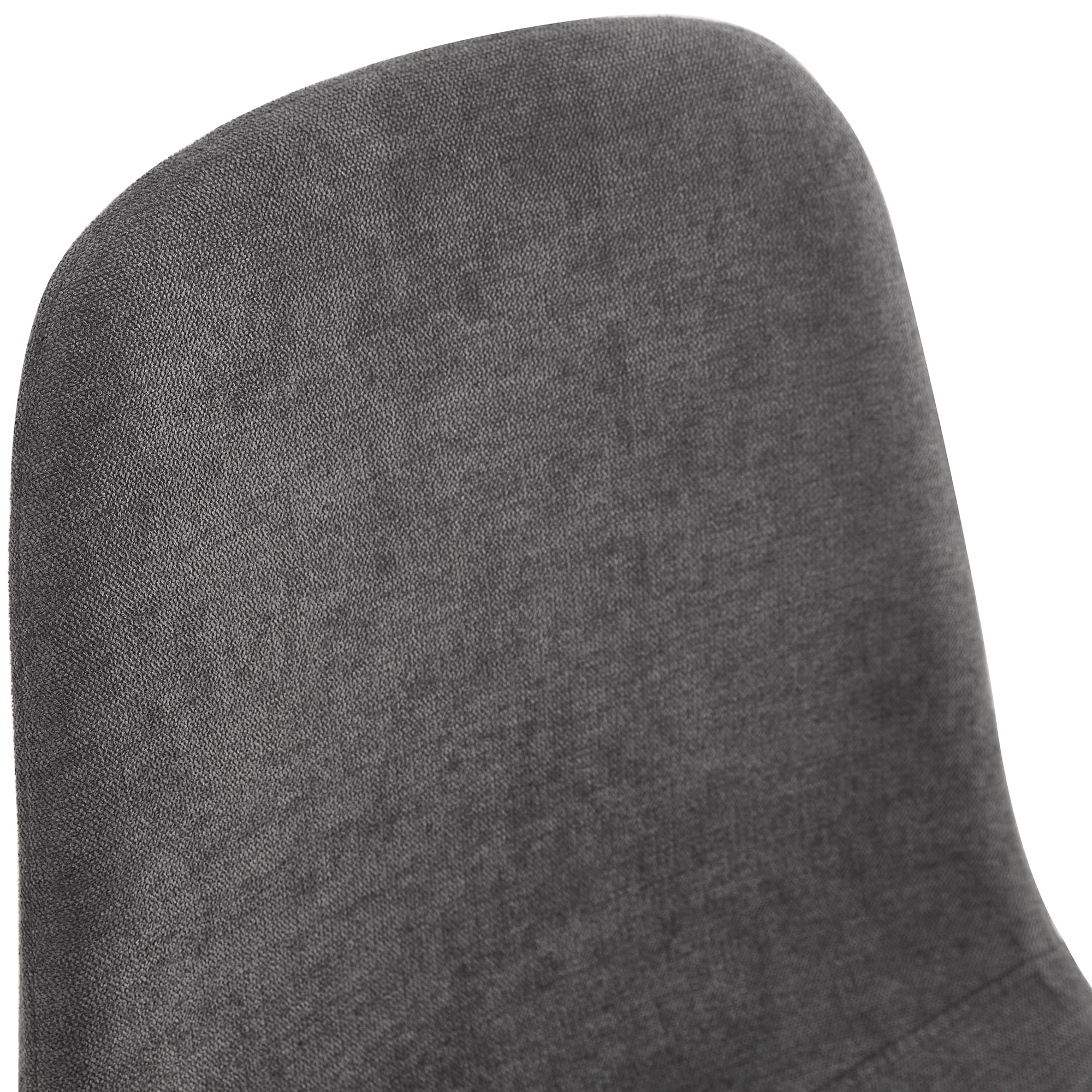 Sailvan Modern Linen Fabric Dining Chairs, 4-Pack, Sturdy Metal Legs with Anti-Slip Feet