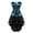 Light Blue, variant on Gothic Stripe Corsets Bustiers with Skirt Women 4XL Pink