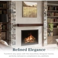 thumbnail image 4 of Mantels Direct Dakota 60 Inch Pine Wood Fireplace Mantel Shelf - Mocha, 4 of 5