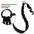 thumbnail image 4 of Benehair Long Braided Ponytail Extensions with Hair Tie Straight Wrap Around Hair Extensions Ponytail Dark Brown 34", 4 of 9