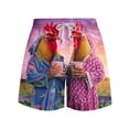 thumbnail image 6 of THDHVS Mens Swim Trunks,Swim Shorts Men,Summer Print Casual Swim Trunks Loose Fits with Pockets Beach Shorts Pink, 6 of 6