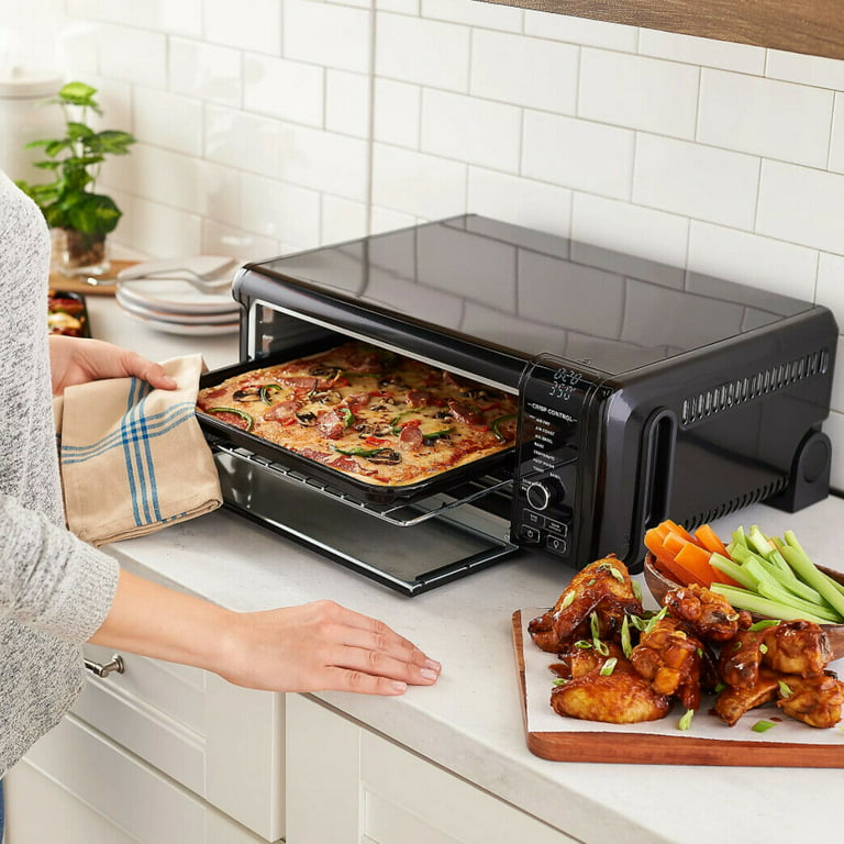 Restored Ninja SP101 Foodi 8in1 Digital Air Fry, Large Toaster Oven Keep Warm Black (Refurbished), Size: 15. 1” x 19. 7” x 7. 5”