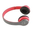 thumbnail image 2 of Auriculares Bluetooth plegables, graves potentes, ergonómicos, inalámbricos, deportivos, para estudiantes, adultos, hogar, oficina, escuela, color rojo, 2 of 11