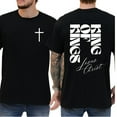 thumbnail image 4 of Jesus Is King Cross T-Shirt – Christian Faith Shirt, Inspirational Religious Gift, God Graphic Tee for Believers,Full Size ,Full Size, 4 of 7