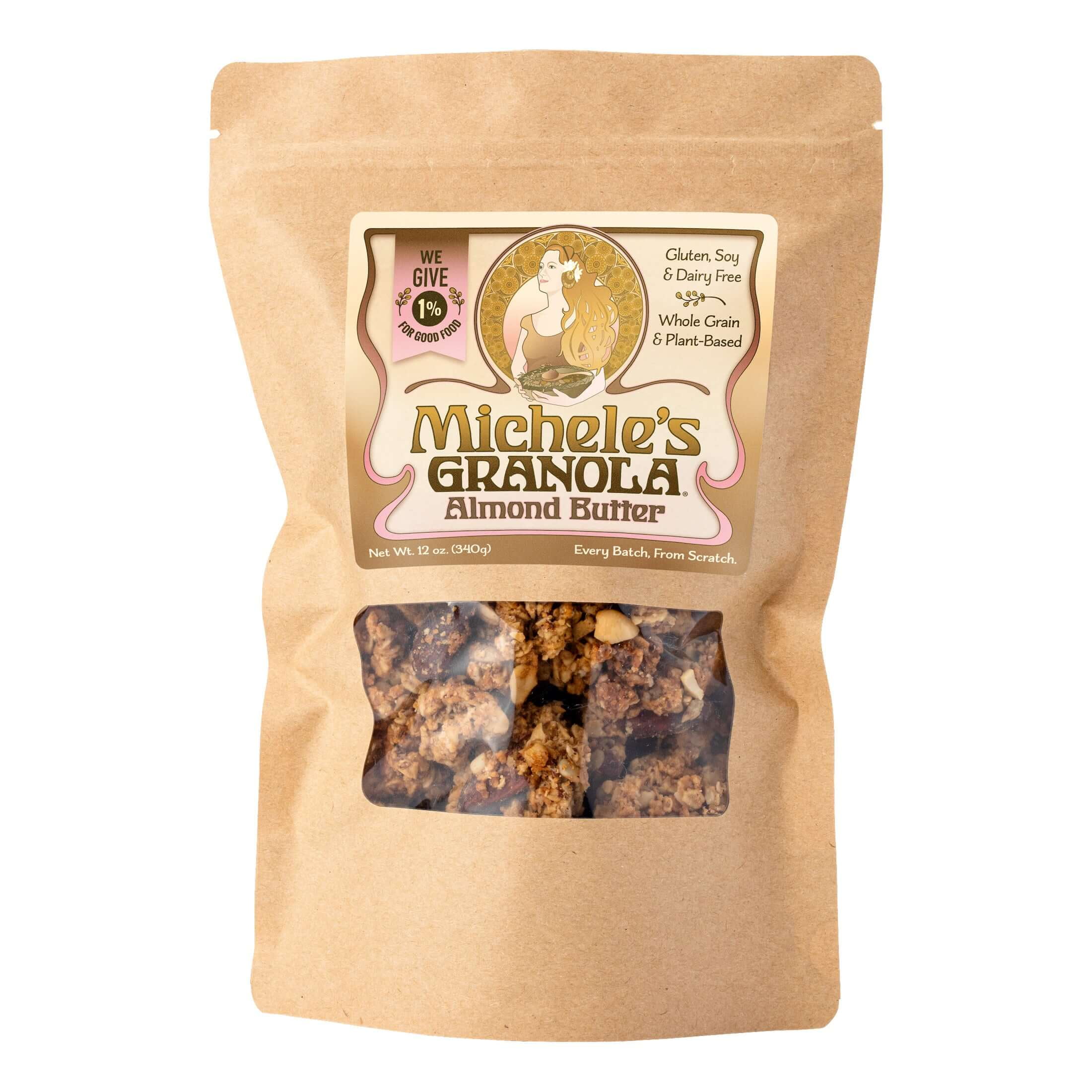 Michele's Granola Almond Butter GlutenFree & NonGMO, 12 oz Package