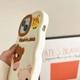 thumbnail image 4 of For iPhone 16 15 14 13 12 11 Pro Max Rilakkuma Silicone Wave Soft Cover Case, 4 of 6
