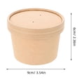 thumbnail image 2 of GOOHOCHY 10 juegos de vasos desechables de papel para helado, postres y pudines., 2 of 8