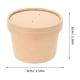 thumbnail image 2 of GOOHOCHY 10 juegos de vasos desechables de papel para helado, postres y pudines., 2 of 8