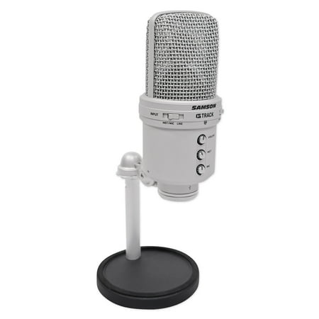 Samson G-Track Recording Audio Interface USB Condenser Studio Microphone (Best Audio Recording Interface For Mac)