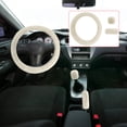 thumbnail image 6 of Seyotauo Fuzzy Steering Wheel Cover, Soft Wool Fur Steering Wheel Protector, Fluffy Wheel Covers for Winter Warm, Car Interior Decoration Accessories for Women Men, 6 of 8