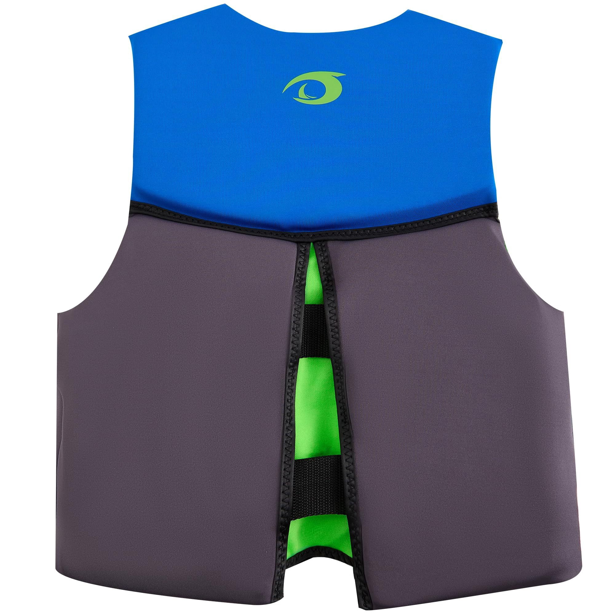 Swim Vest Life Jacket Youth,Adjustable Flotation Buoyancy Swimsuit Trainer Vests,Swimming Aid Jacket for Boys Girls,Kayaking Fishing Sailing Watersports,Fit for 50-125 lbs