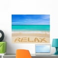 thumbnail image 1 of Word Relax Beach Wall Mural by Wallmonkeys Peel and Stick Graphic (24 in W x 18 in H) WM335096, 1 of 4
