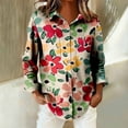 thumbnail image 4 of Endives Womens Button Down Shirts Long Sleeve Blouse Workout Wear Fashion Shirts Womens Top Spring Outfit, 4 of 6