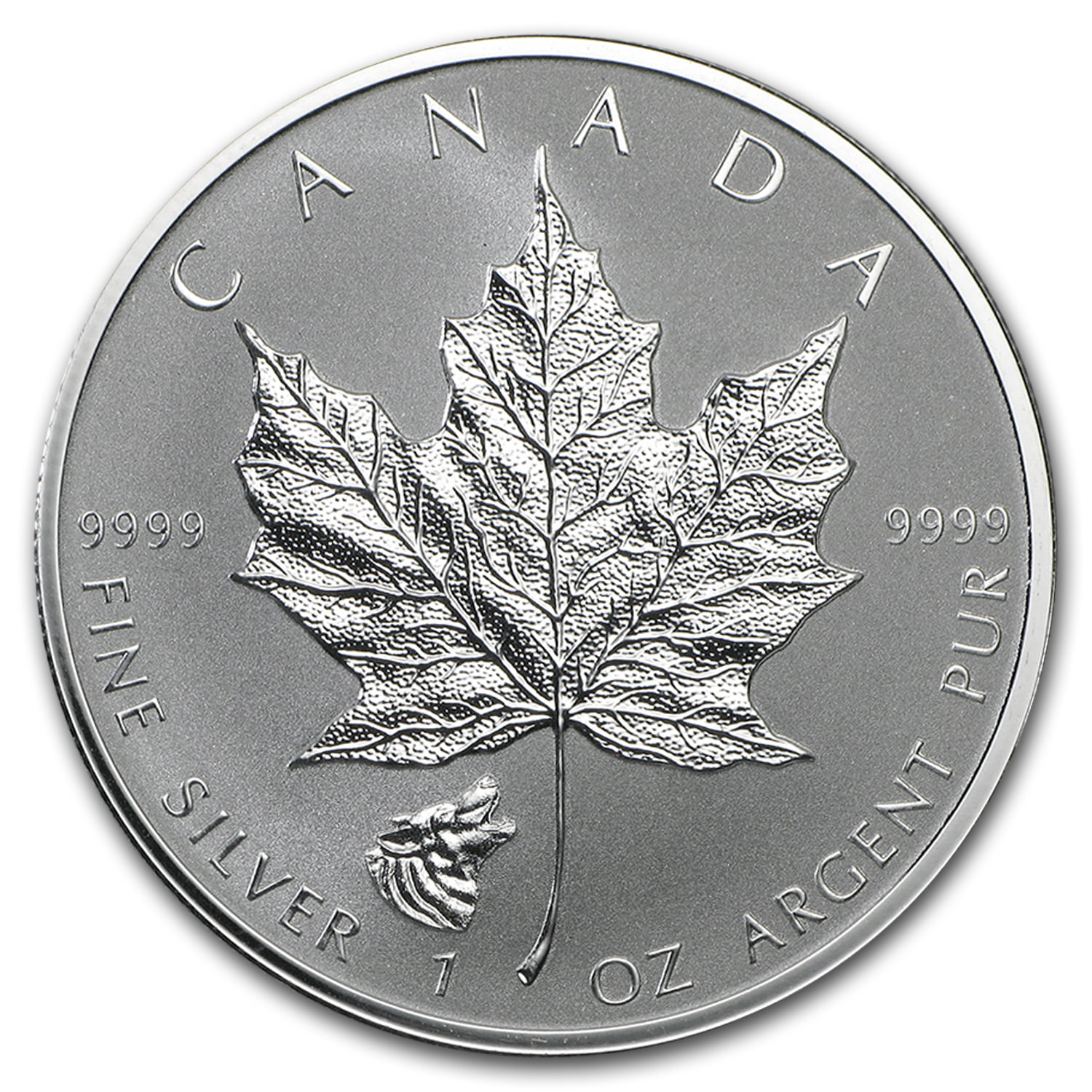 $ 5 Dollar Maple Leaf Privy Mark Panda 1 oz silver Canada 2016 Reverse Proof 