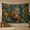 A, variant on XaaKee Tapestry Wall Hanging, Vintage Ochre Fox Lair, Forest Fauna Nature Artwork, High-Quality Polyester Large Tapestry, 60x40Inch