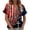 Multicolour, variant on MuXiKeJi Clothes Womens 4th of July V Neck Shirt American Flag Graphic Short Sleeve Patriotic Tee Casual Summer Tops