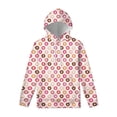 thumbnail image 3 of Sudadera con capucha con estampado 3D de donuts coloridos para hombres, ropa con capucha de dibujos animados geniales para niños, suéter de manga larga, sudaderas con capucha de calle, 3 of 5